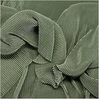 Tecido plissado tecido elástico linha textura elástica listras finas tecido designer para calças sociais terno costura 150 cm largura M105F2 (verde)