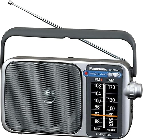 Radio Panasonic Individual Plateado