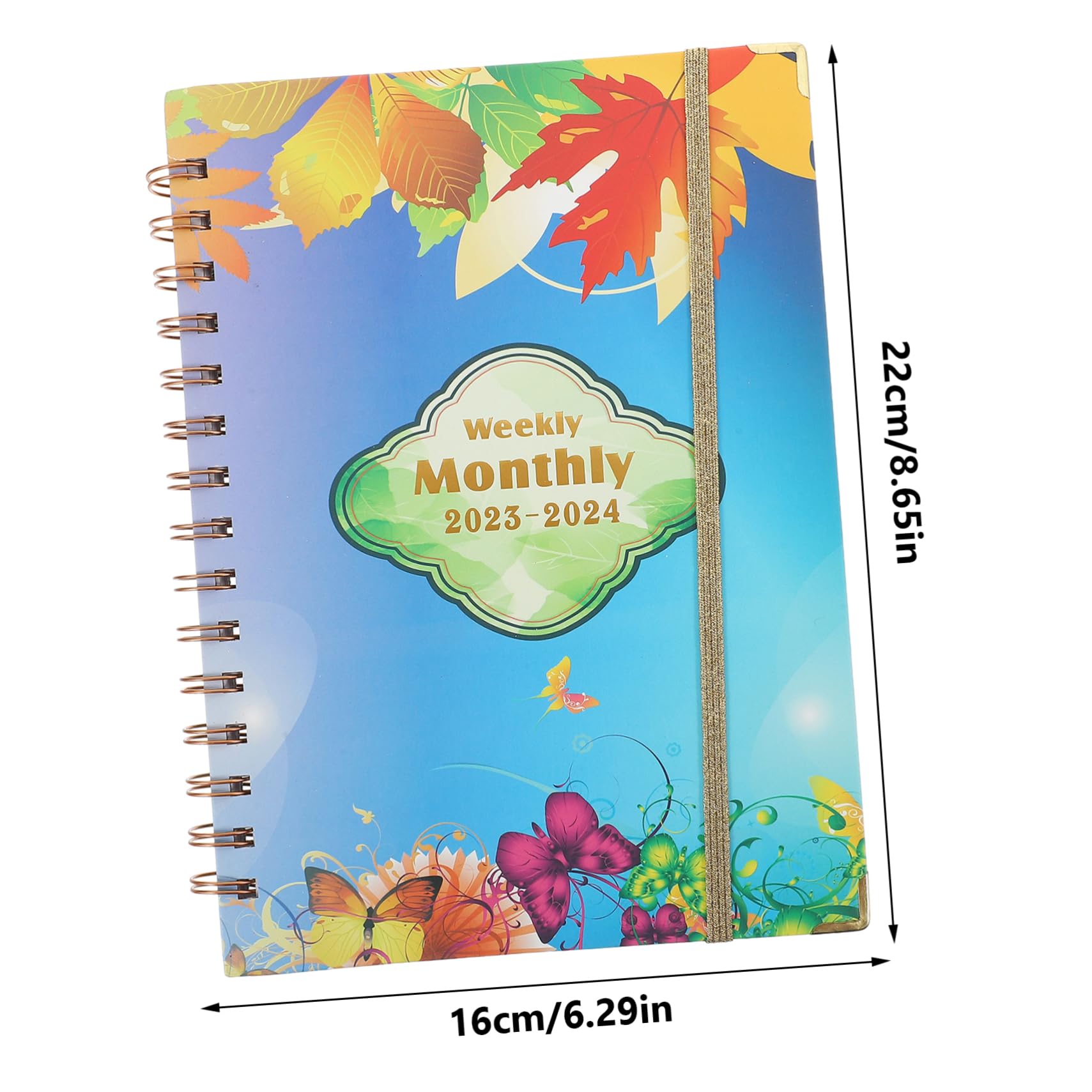 Tofficu 5stücke Spiral Planner Wöchentlicher Monatlicher Notizblock Akademischer Planer Für Schüler Studenten Zeitmanagement Organisation Für Schule Büro
