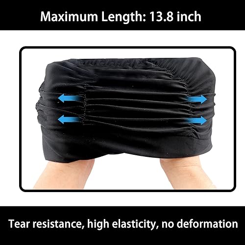 Vista 4 de Swim Caps for Women Swimming,1 Pcs Fabric Nylon Cloth Swim Cap, Comfort Pleated Swimming Cap for Long Hair, Not Waterproof Elastic Bathing Caps