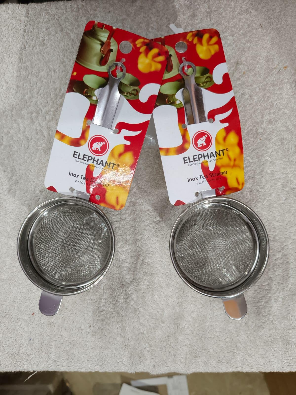 Elephant® INOX Tea Strainer, Stainless Steel, Fine Mesh, Pack of 2-image-27
