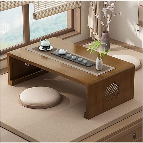 Mesa de centro para sala de estar, diseño plegable, mesa baja japonesa de suelo, para sala de estar, comedor, té, decoración del hogar.ect (color :