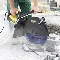 XtremepowerUS 3200W 16" Electric Wet/Dry Concrete Cutter Circular Saw, 20AMP Power Tool with Water Line & Dust Port