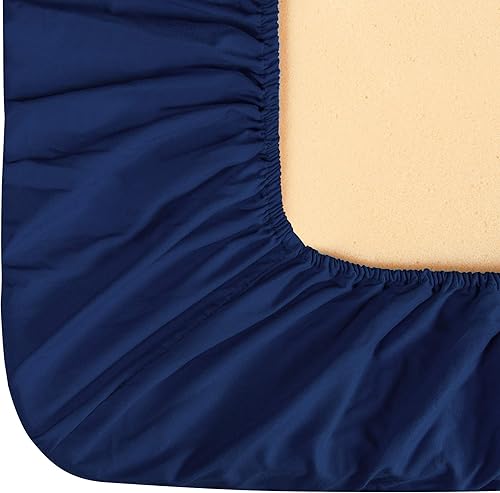 Miniatura 4 de BEDSUM - Sábana bajera de microfibra con bolsillo profundo para colchón, resistente a las arrugas, la decoloración y las manchas