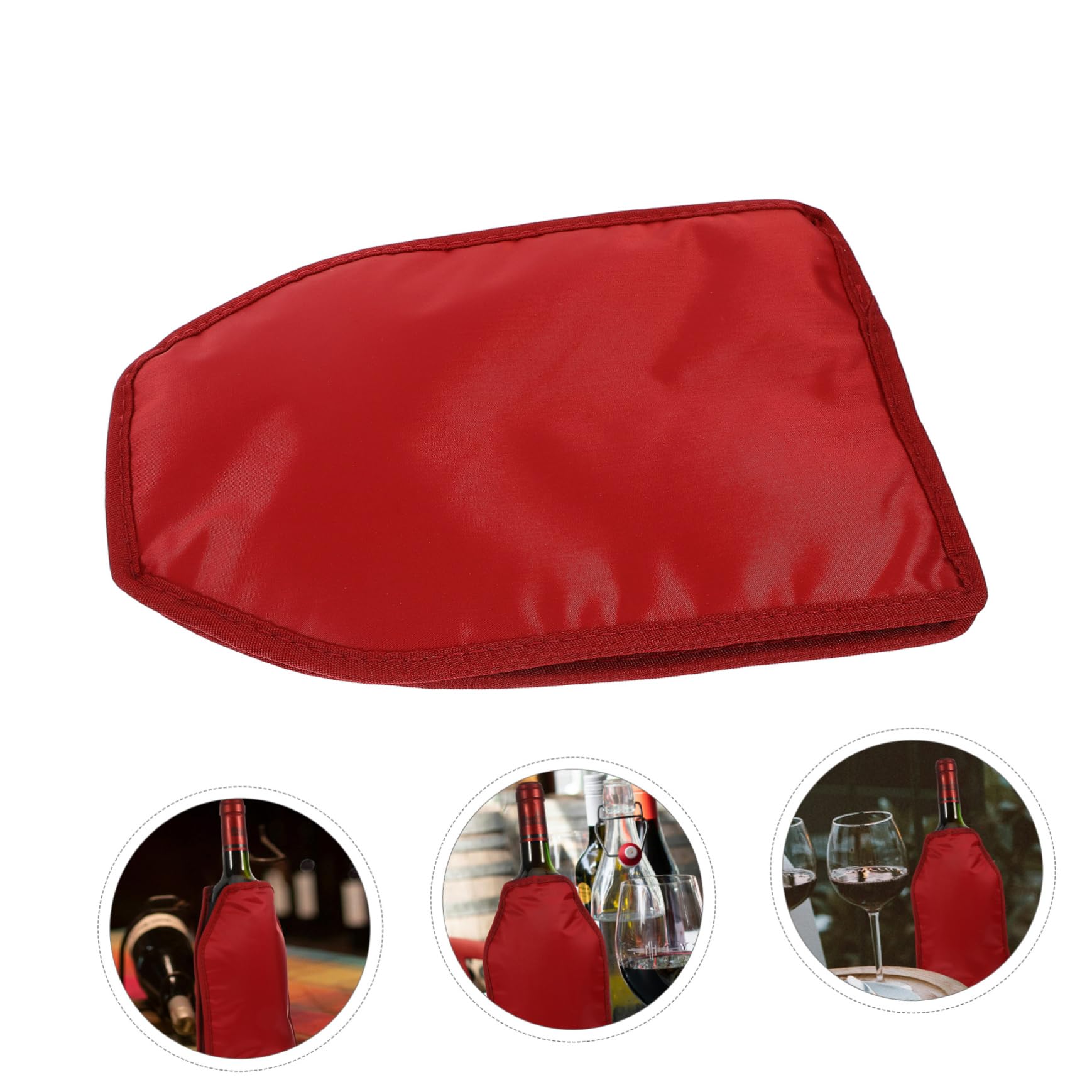 BIUDECO Red Wine Ice Pack Cabinet Wine Cooler Holder Wine Coolers for Wine Bottles Wine Bottle Cooler Wine Cooler Sleeves Beer Cooler Sleeve Nylon