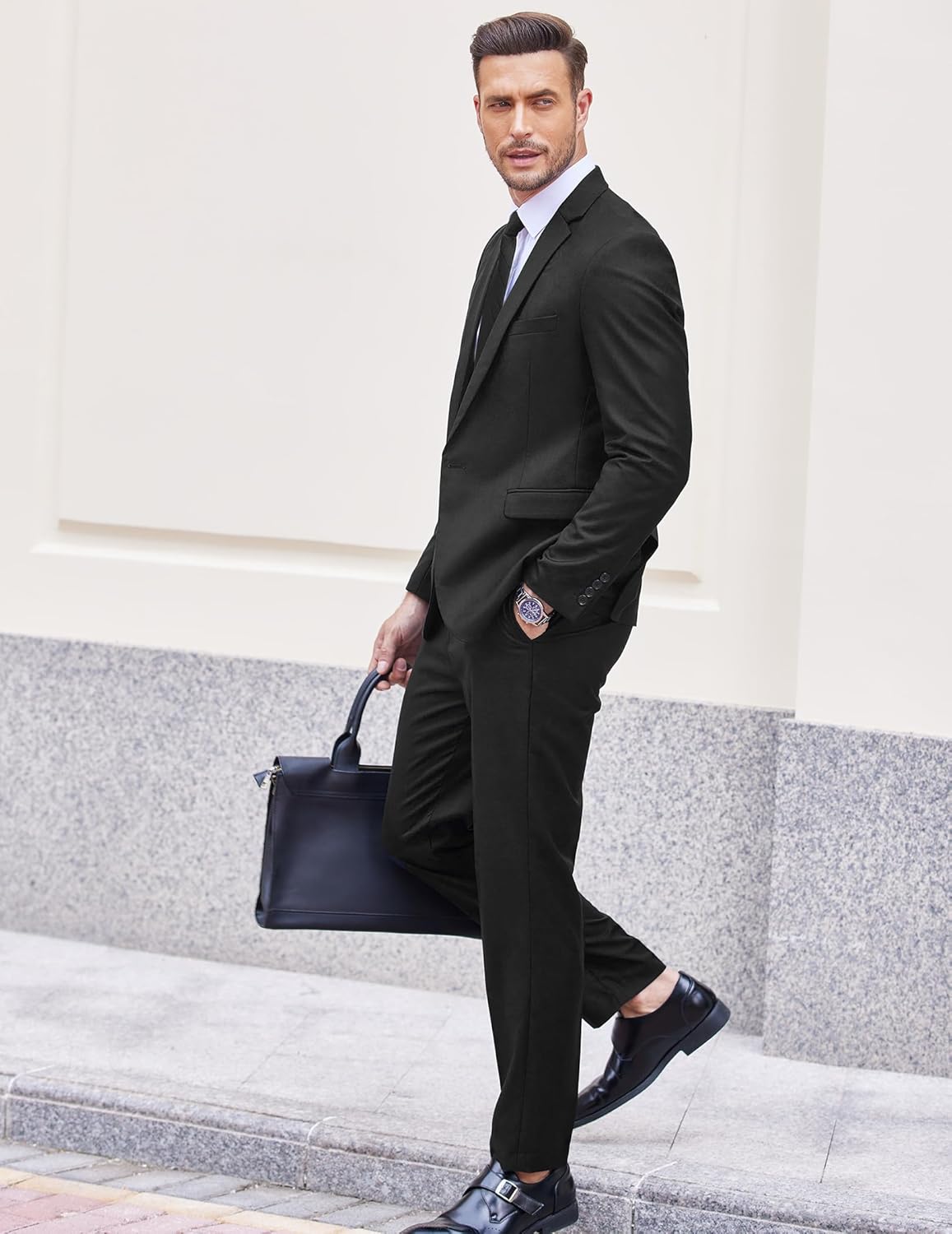 COOFANDY Ternos masculinos de 2 peças, blazer de um botão, smoking, calça slim fit em promoção! Veja a oferta e mais achadinhos de Alfaiataria & Formal 3 Hoje é o melhor dia para comprar COOFANDY Ternos masculinos de 2 peças, blazer de um botão, smoking, calça slim fit com aquele preço maroto! Promoção! Aproveite a oferta! 3