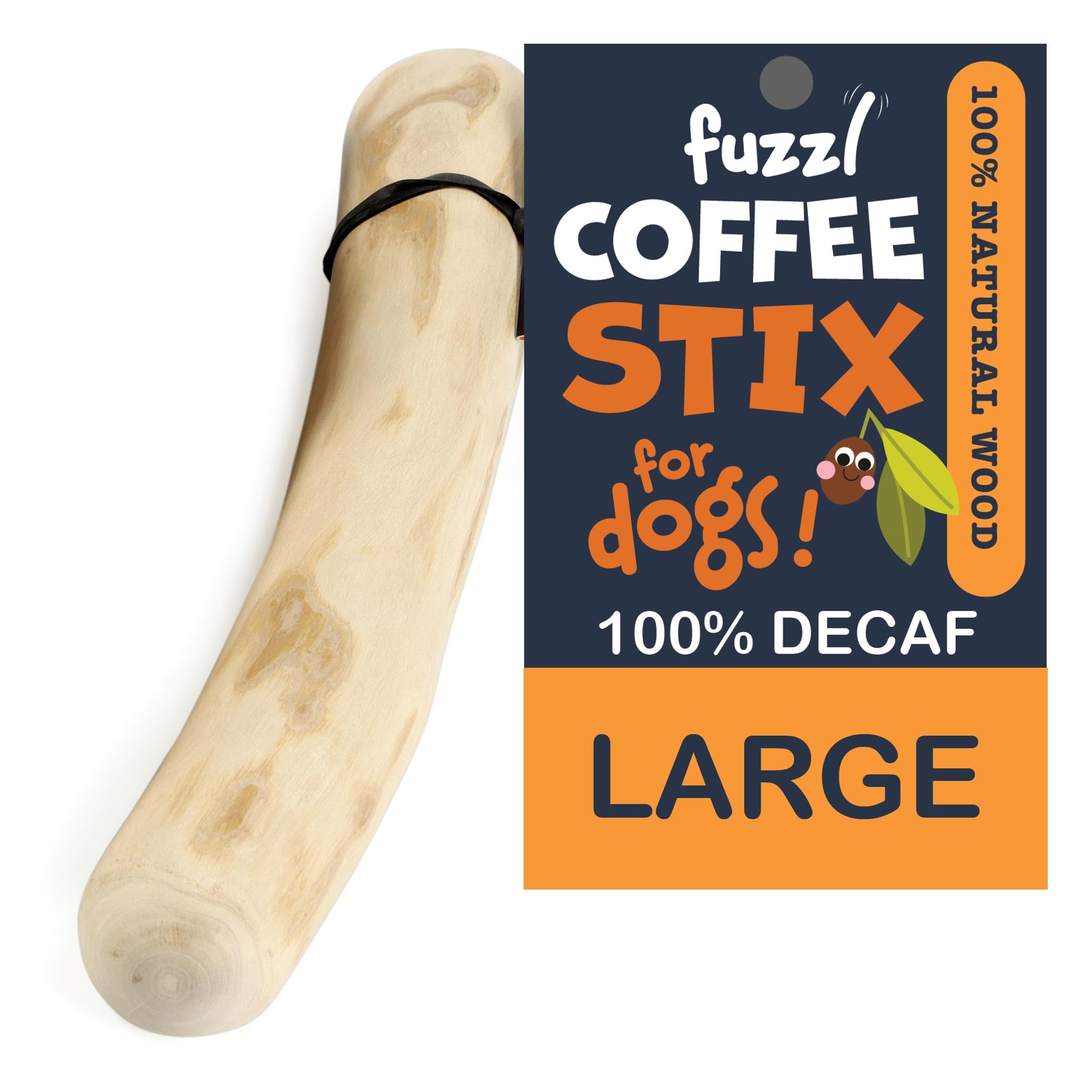 Fuzzl Coffee Stix Large Pack Dog Chew Toy for Large Dogs