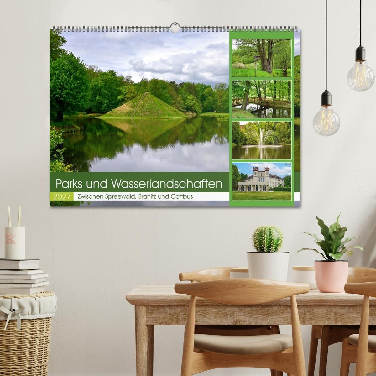 Parks und Wasserlandschaften (Wandkalender 2027 DIN A2 quer), CALVENDO Monatskalender: Der Spreewald bietet einzigartige Landschaften um Ruhe und Entschleunigung zu finden. (CALVENDO Orte)