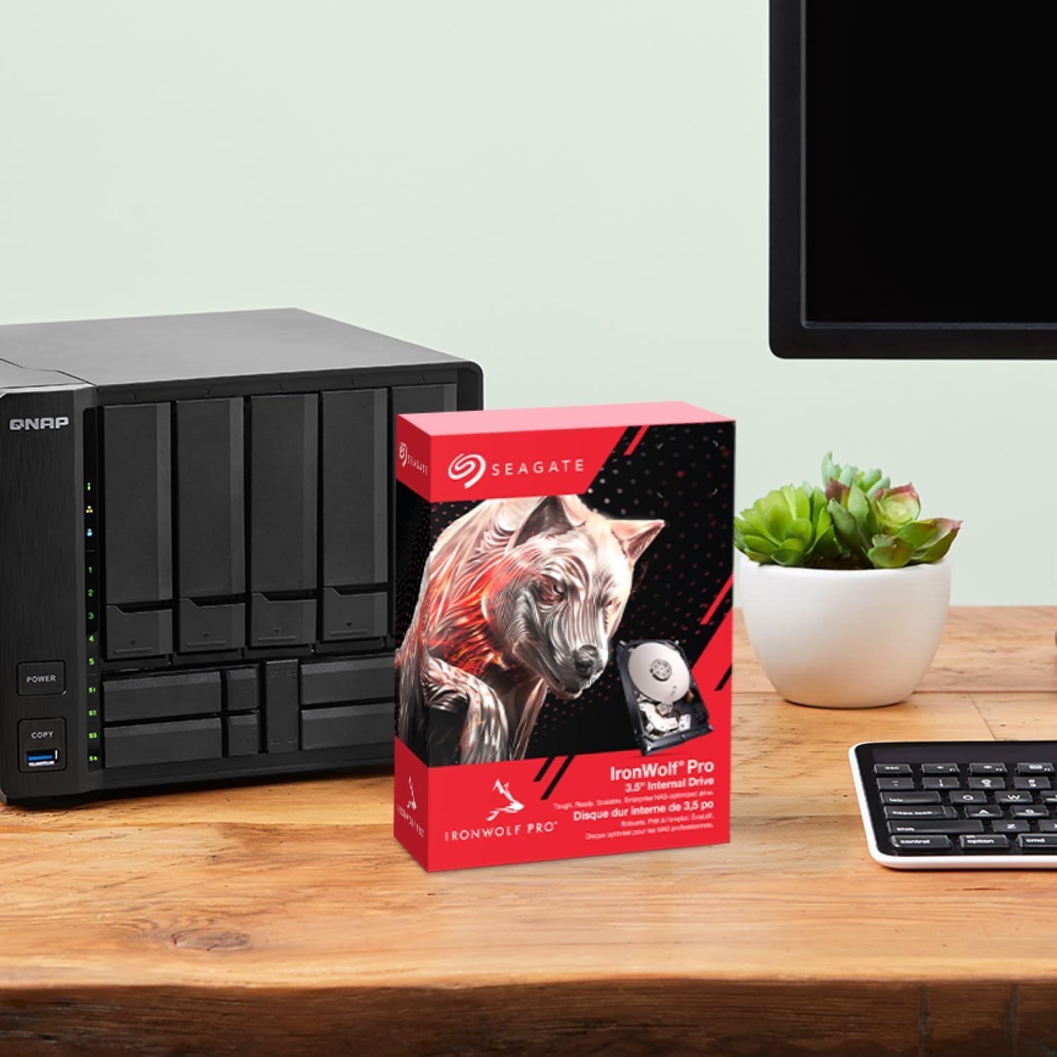 Amazon.com: Seagate IronWolf Pro HDD NAS 24TB - Unidad de disco