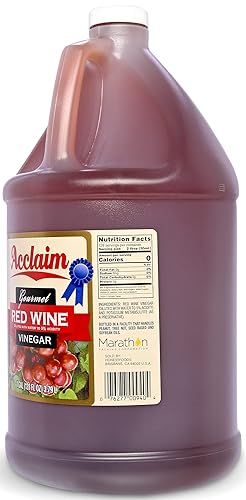 Miniatura 2 de Acclaim Vinagre de vino tinto gourmet, 128 onzas (1 galón) - 5% de acidez