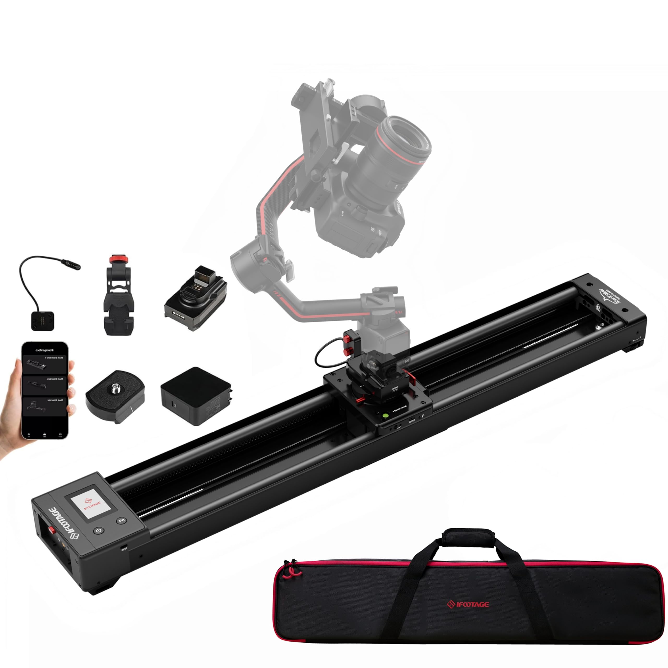 IFOOTAGE Shark Slider Nano II 860 Slider Motorisé pour Caméra