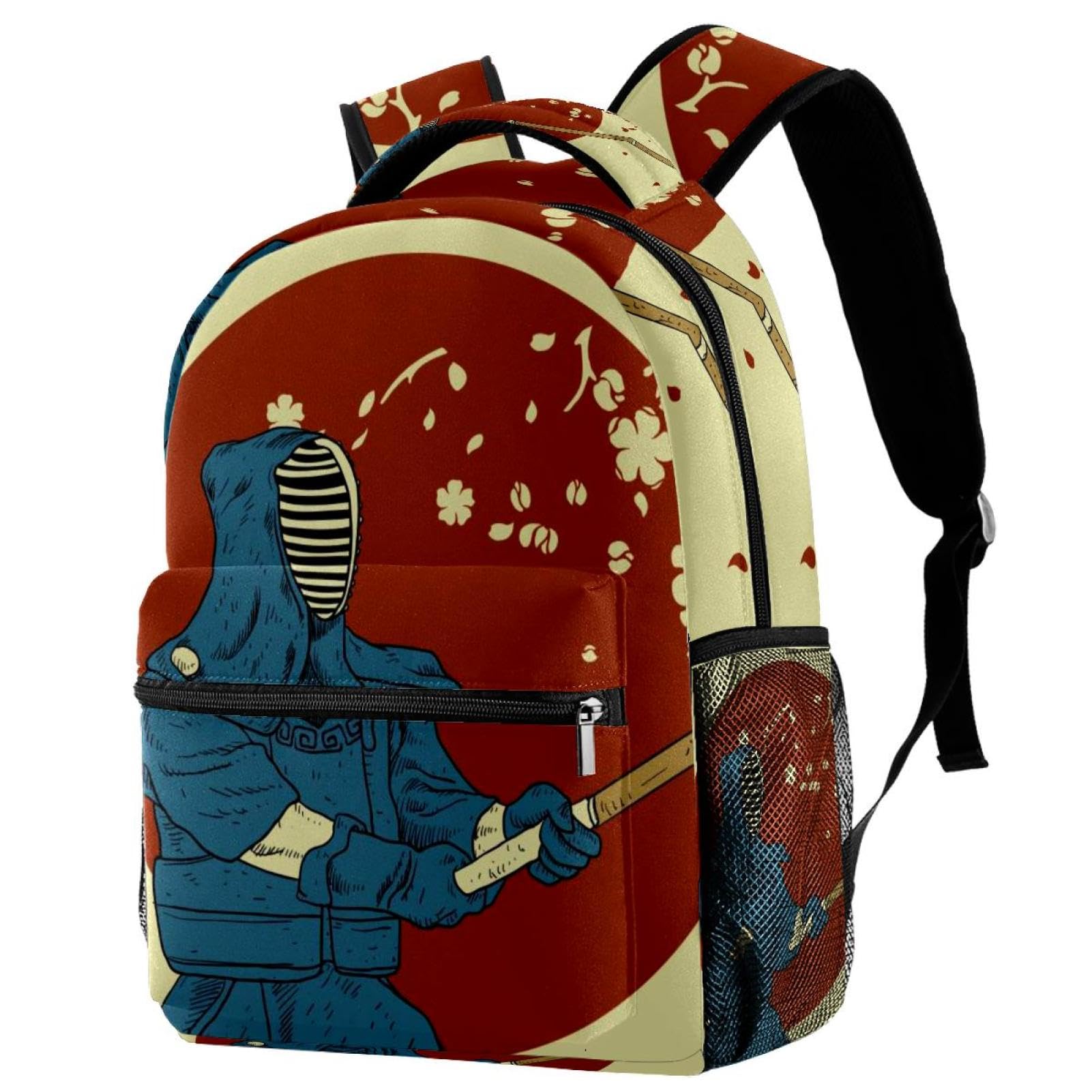Sac à dos scolaire samouraï kendo cartable imperméable ado - 7