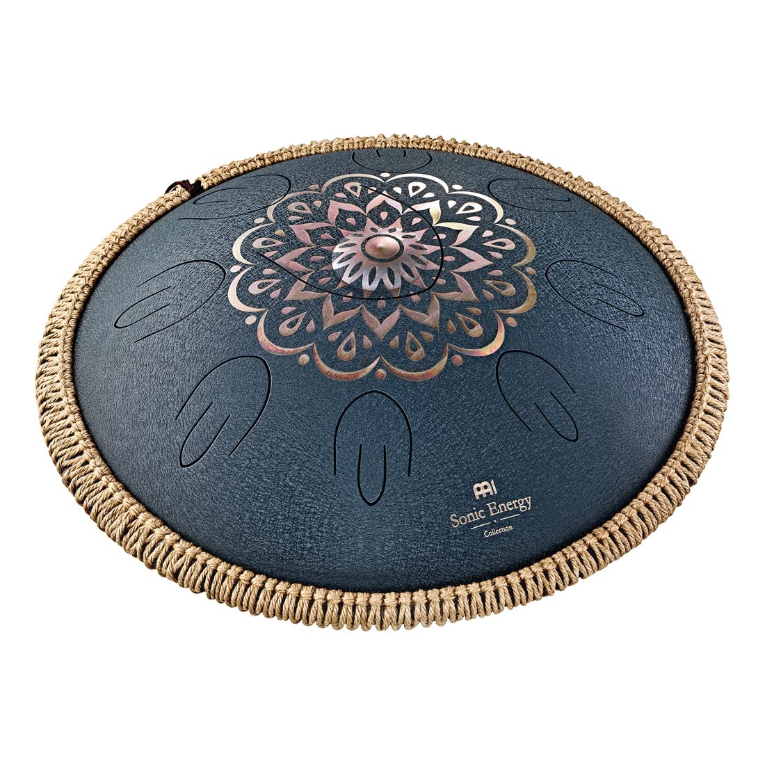 MEINL Sonic Energy OSTD2NBE Steel Tongue Drum + keepdrum Schlägel Mallets