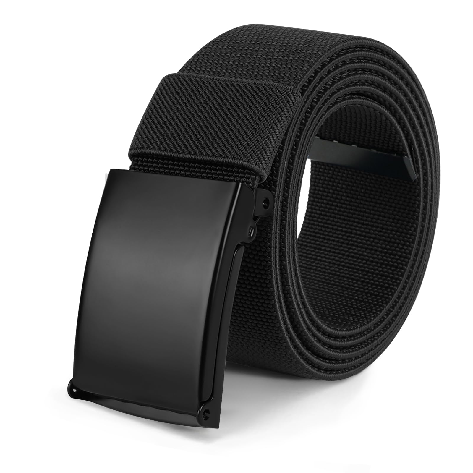 Belts for Men,Work Belts for Men, Adjustable Nylon Fabric Belt, Quick Release Metal Buckle Belt/Metal Free Canvas Plastic Buckle Belt, Lightweight Breathable