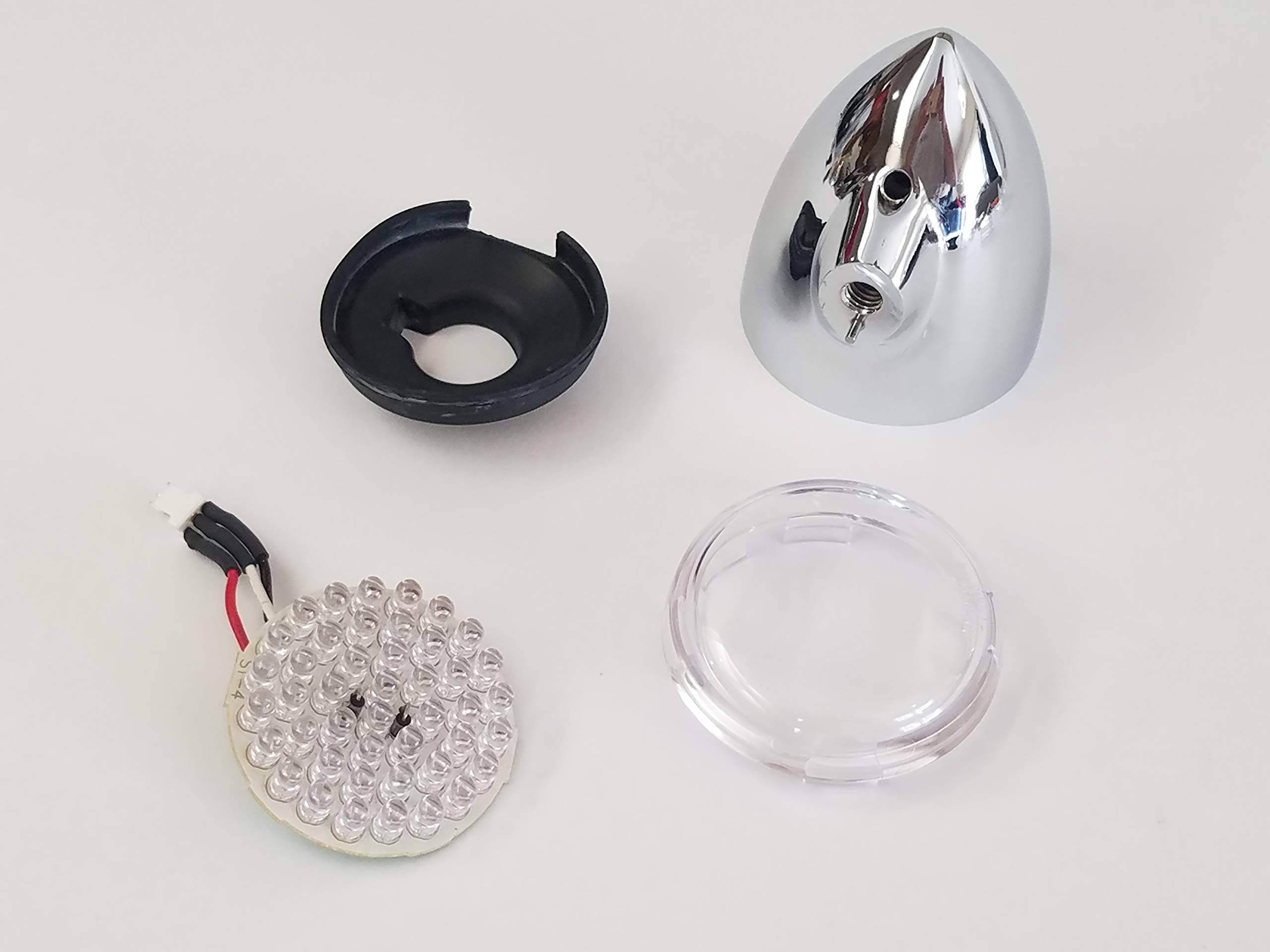 Big Dog Motorcycles OEM Front LED Turn Signal Assembly (w Smooth Lens) 2003-11