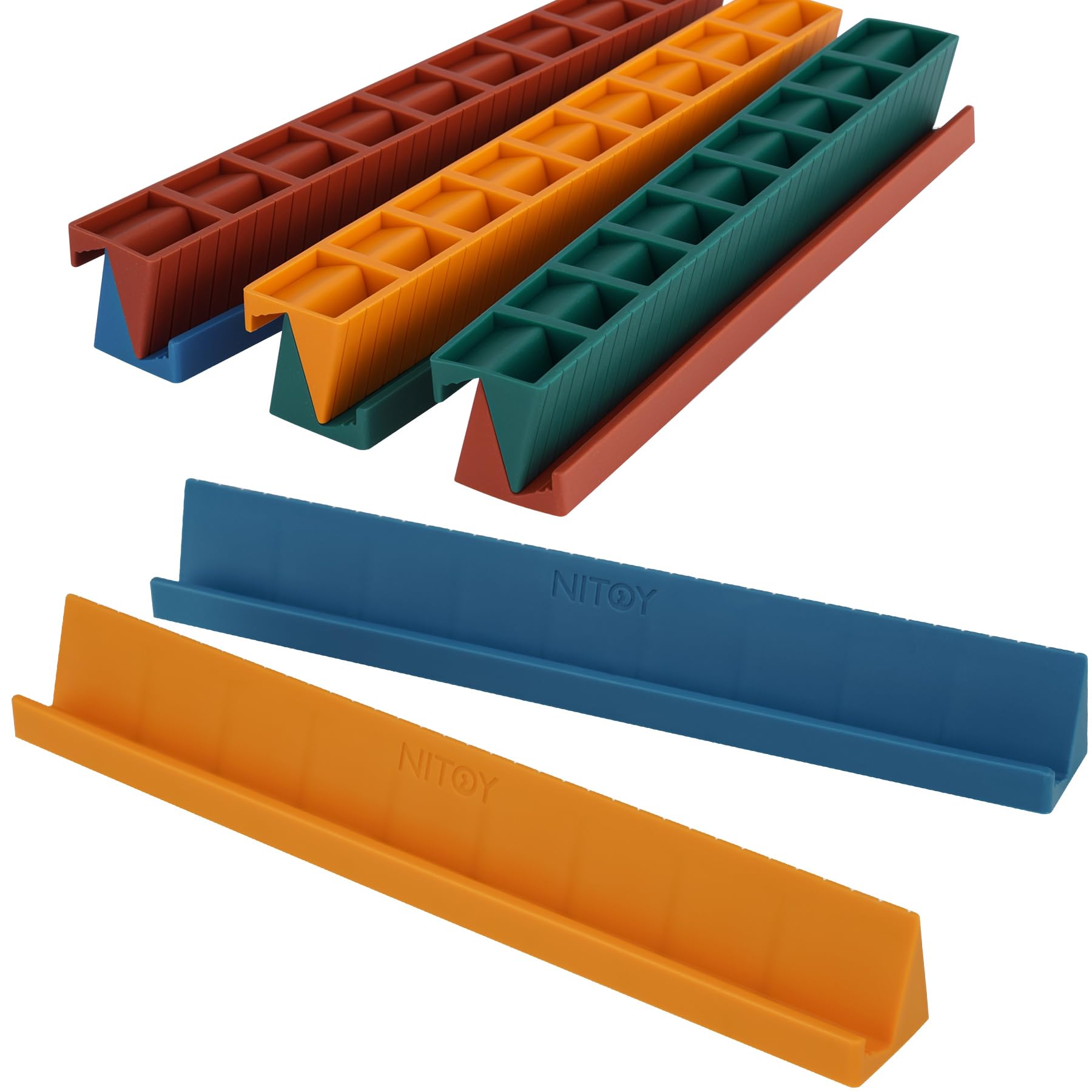 Amazon.com: NiToy Silicone Domino Racks Set of 8, Anti-Slip