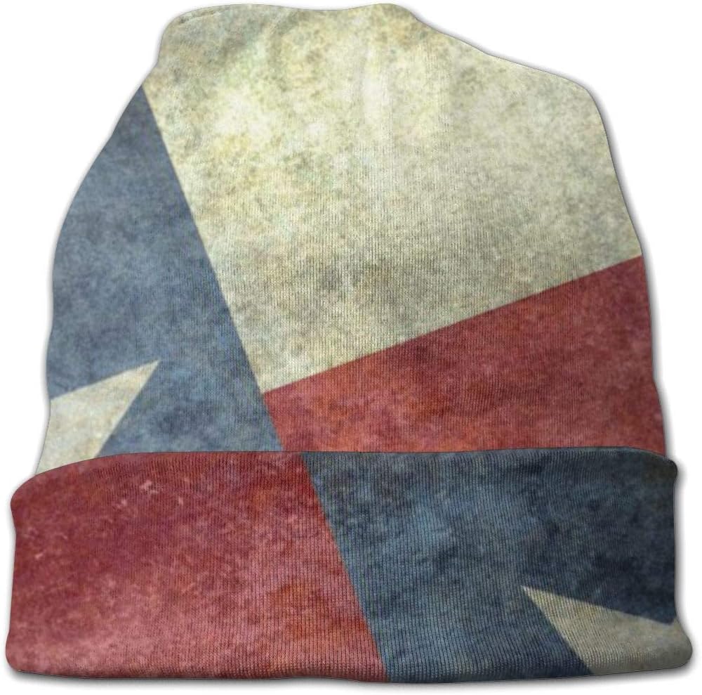 YISHOW Texas State Flag Beanie Baggy Hat Slouchy Skull Beanie for Men Women - Image 3