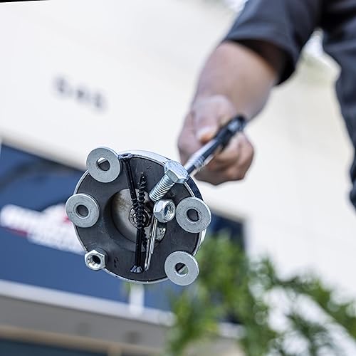 Vista 32 de Neiko - herramienta barredora de metales magnética de alto rendimiento de 24 pulgadas con altura ajustable de liberación rápida.