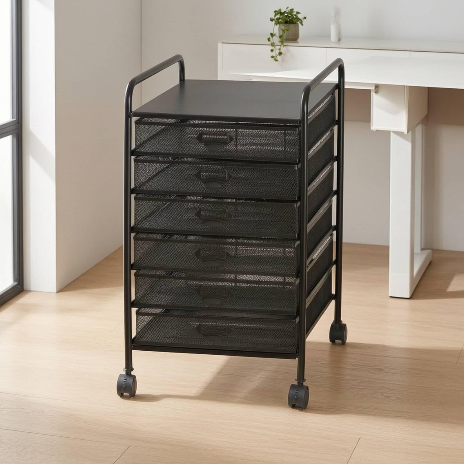 predolo Carrello Portadocumenti Mobile, size to 1, Nero