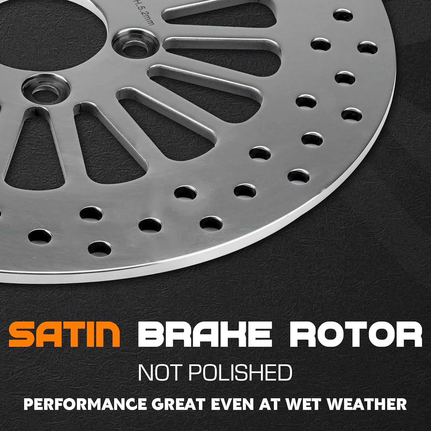11.5'' Rear Rotor with Bolts for Harley Road King/for Super Glide Dyna/for Low Rider/for Electra Glide/for Fat Boy FXDLI FXDXI FLHTC FLHTCi for Sportster Softail Disc Brake Rotor-1 PCS