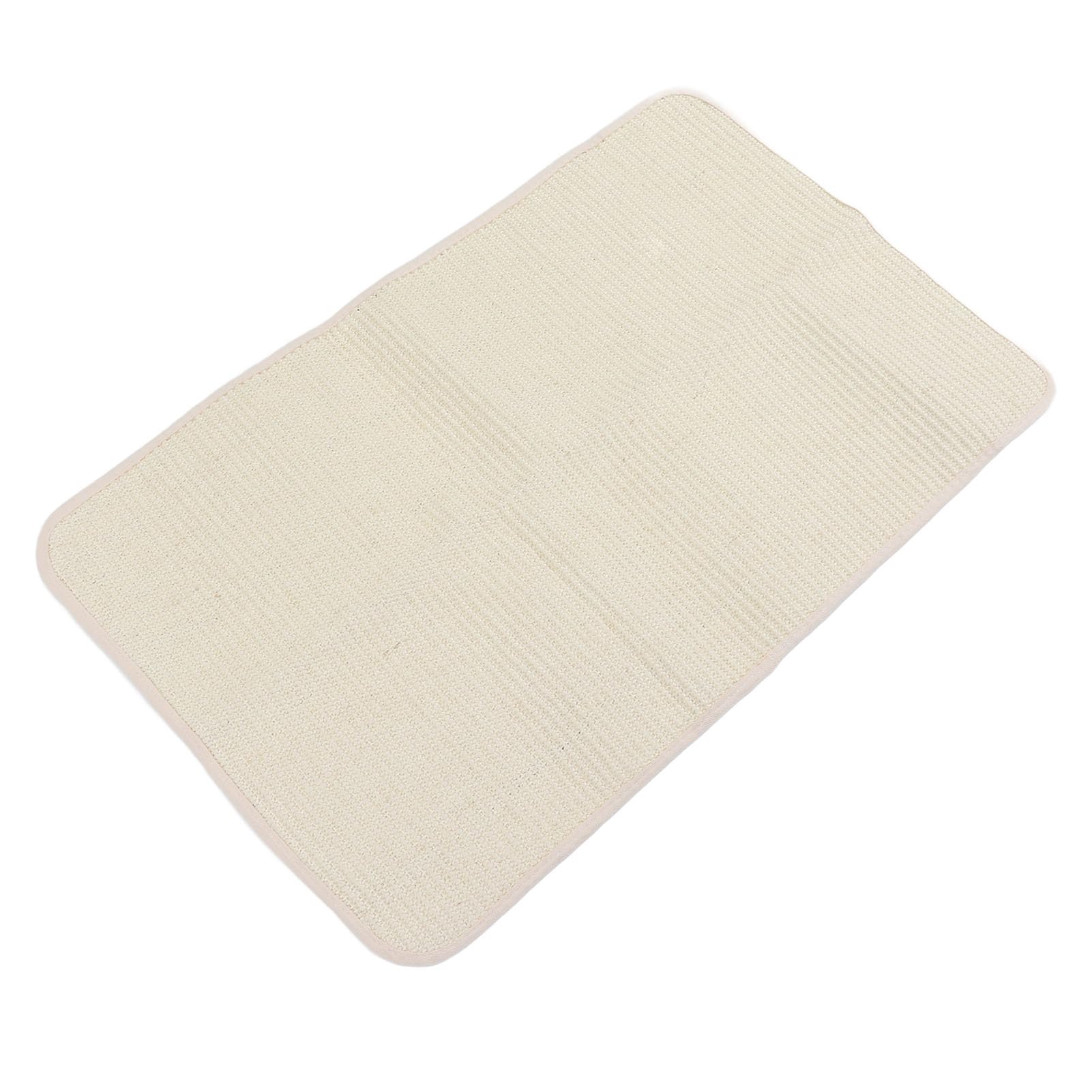 Alfombra rascadora para Gatos de sisal, Protector contra arañazos para sofás, Almohadilla Grande de sisal y cáñamo para rascar, protección para sofás y Muebles con Accesorios de (Largo 49,5 cm.)