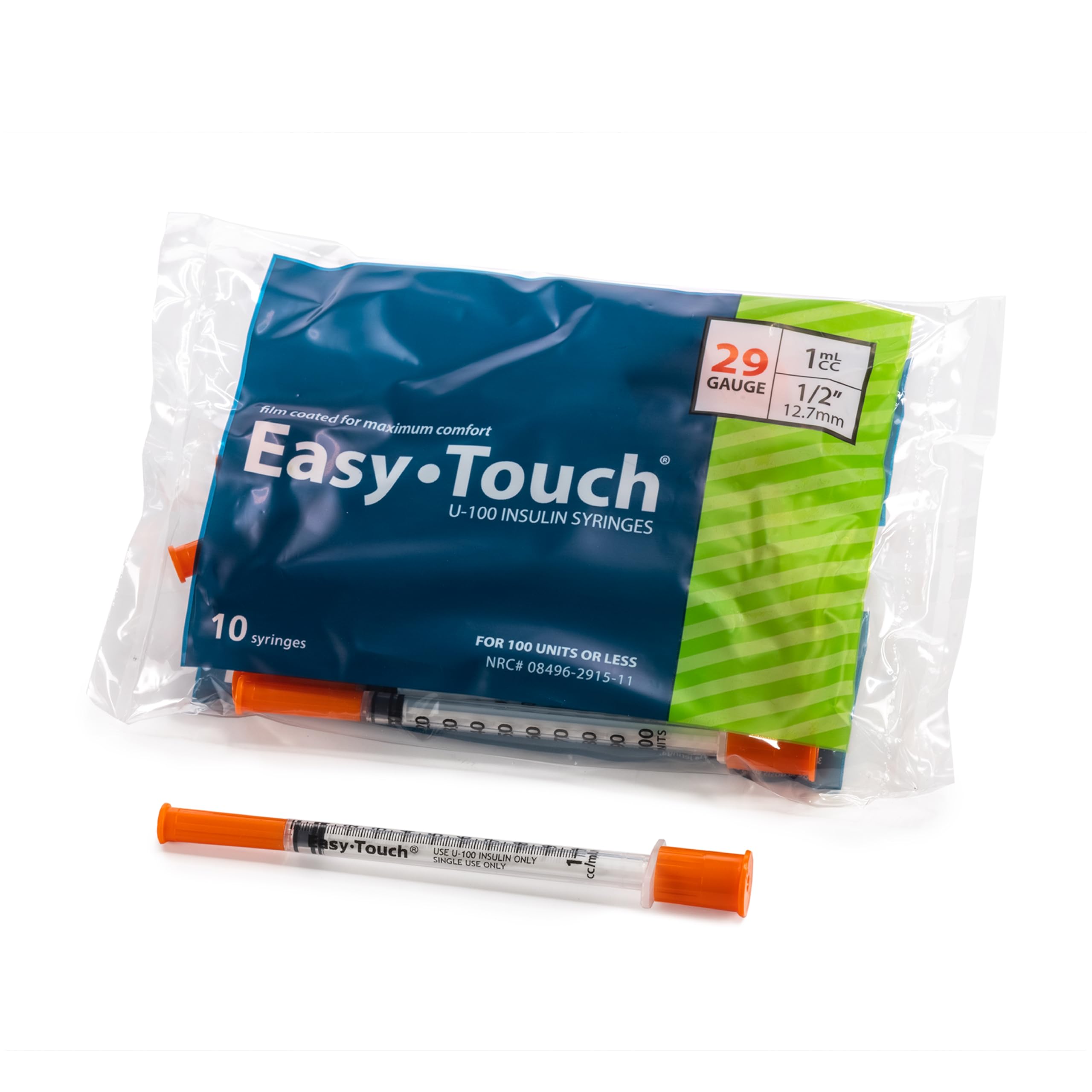 EasyTouch Insulin Syringes - 100 Count -2