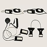 Lower Body Fitness Bundle, P.Band, Resistance Band, P.3 Trainer, Light and Heavy Ankle Bands, Home Gym Fitness Equipment for Full-Body Strength, Mobility & Toning