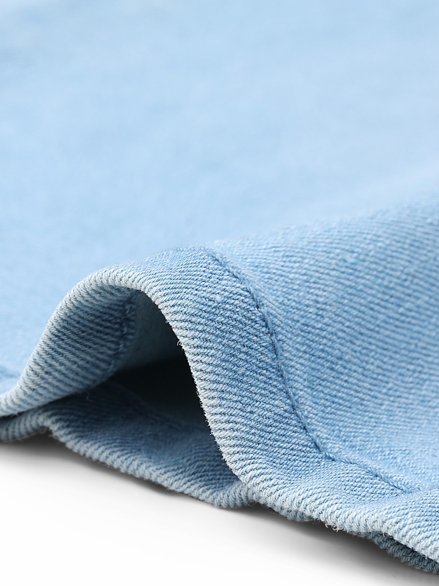 Allegra K Donna Gonna Jeans Elastici sotto Il Ginocchio Lunghezza | Vita Alta con Spacco Posteriore 2 Tasche Stile Classico Uso Quotidiano