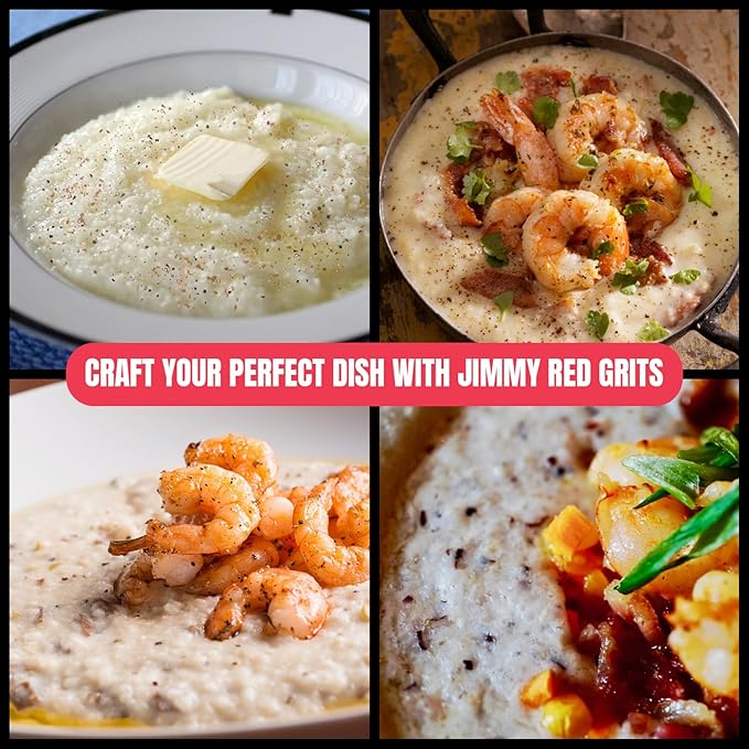 Sémola de maíz Jimmy Red Grits, natural, sin gluten, 24 oz miniatura 6