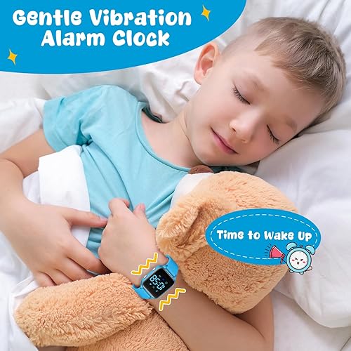 Miniatura 6 de Relojes digitales para niños y niñas, reloj deportivo con rastreador de fitness, podómetro, alarmas, cronómetro, no necesita aplicación, reloj