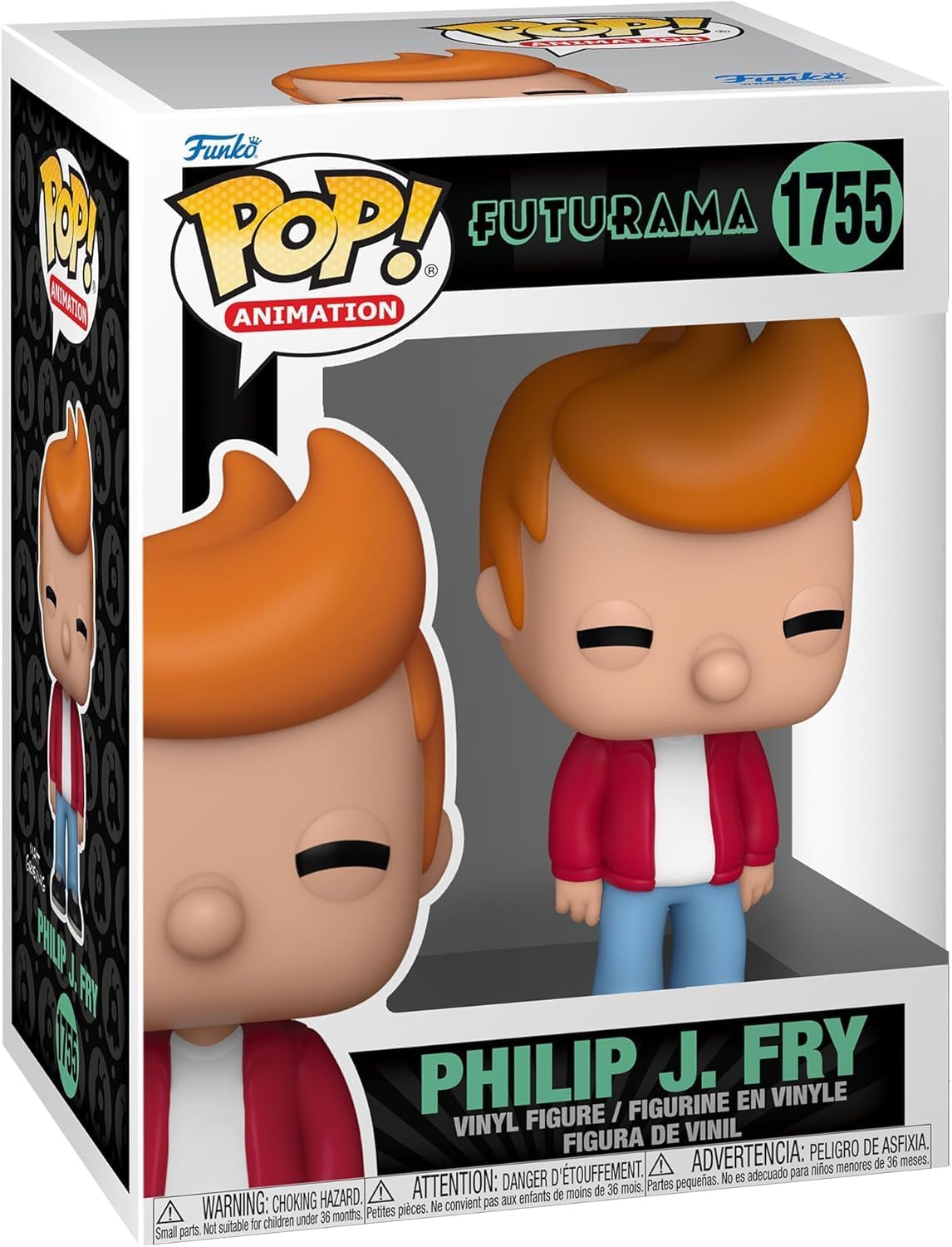 POP TV: Futurama - Philip J. Fry Funko Vinyl Figure (Bundled with Compatible Box Protector Case), Multicolor, 3.75 inches - Image 3