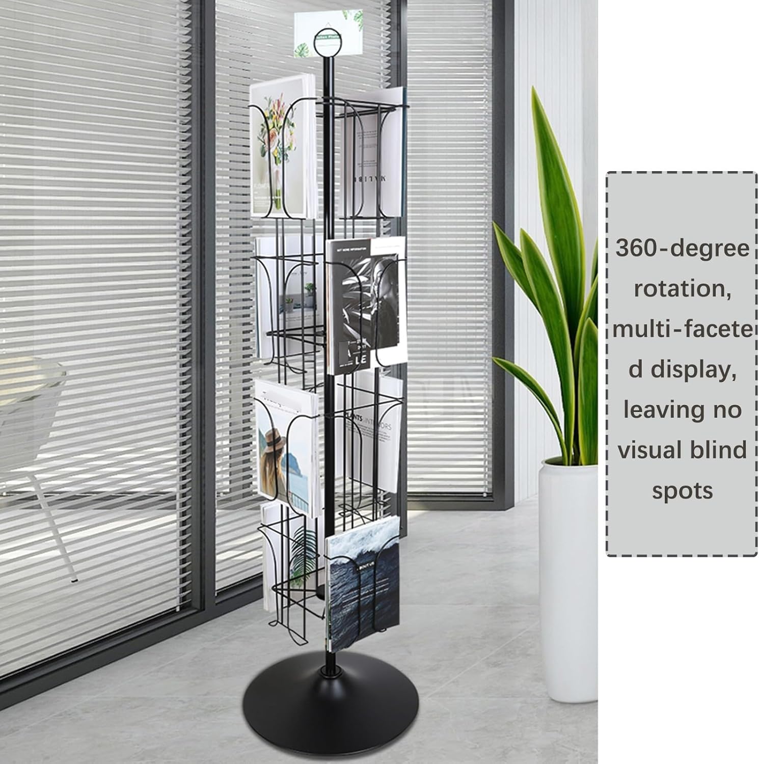 楽天市場】マガジンスタンド マガジンラック 4段 カタログラック