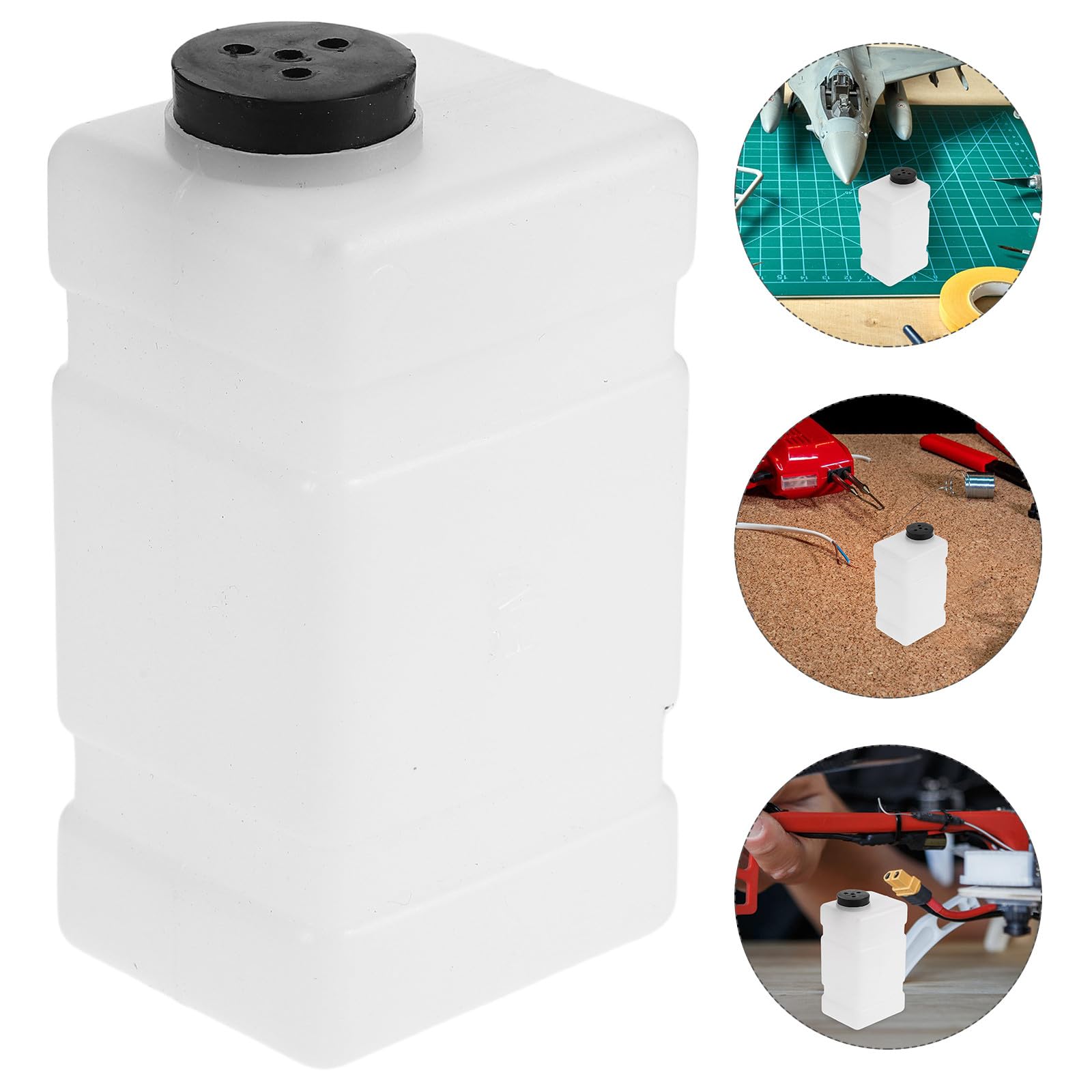 Tanque Resistente Modelos Transparente para de Combustible Monitoreo Plástico Fácil de Usar Simple de Aviones Rc y para Aeromodelismo Fijo y Control Remoto