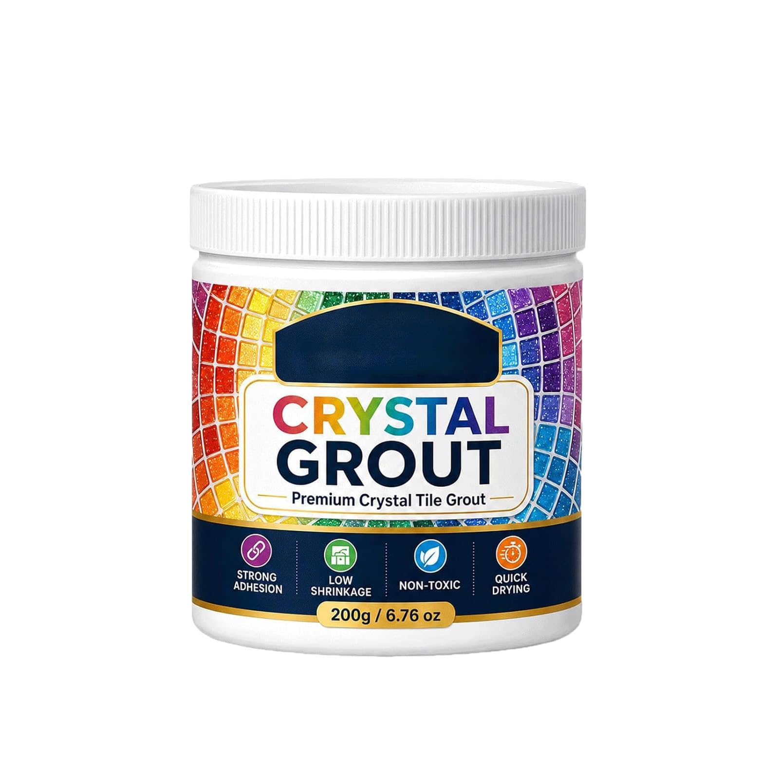 High-Strength Waterproof Crystal Tile Grout (1pcs)