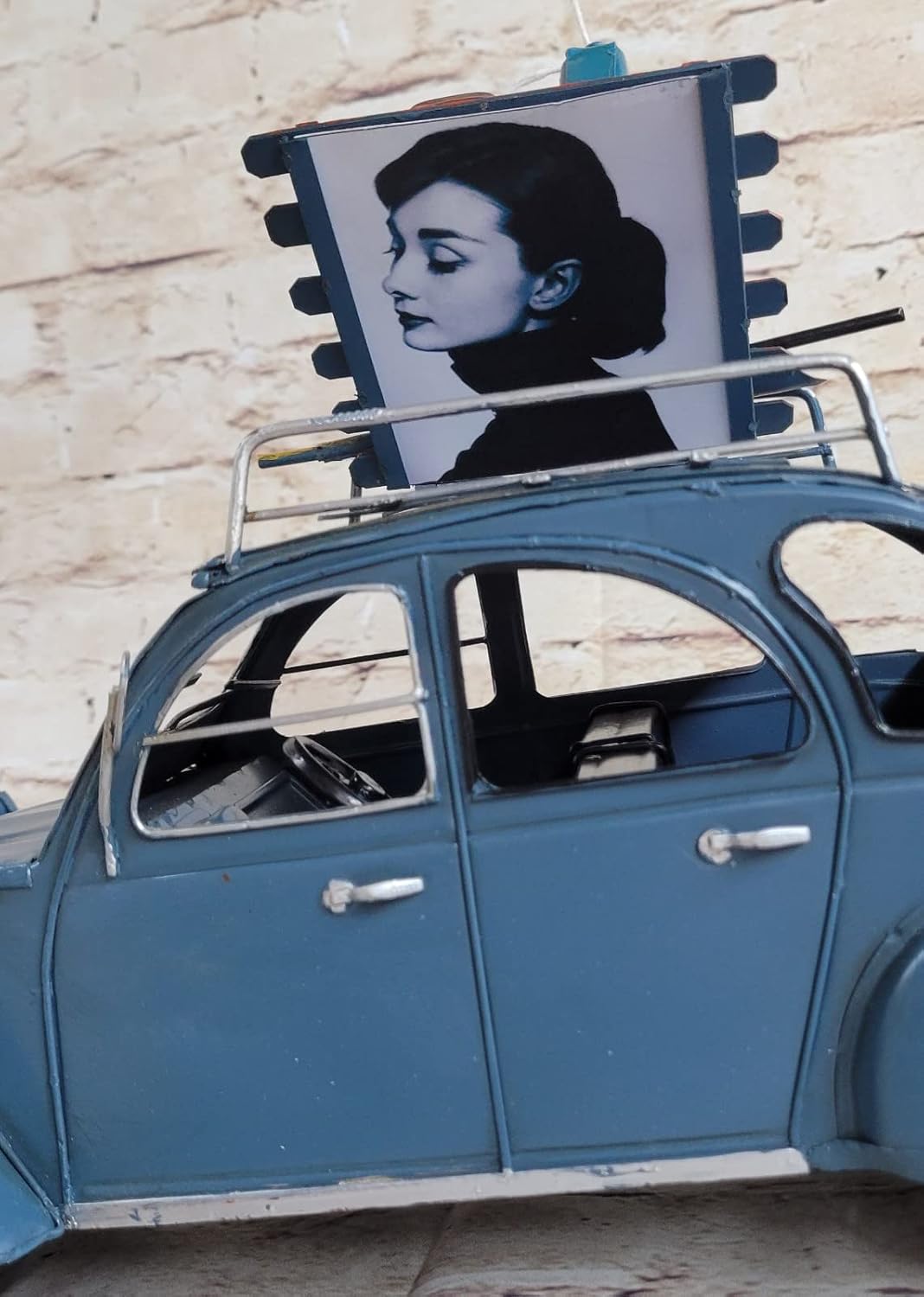 Vintage 1950 Citroen 2cvToy Diecast Model Blue Color Highly Collectible Car Decorative Deal Home Goft by Classy Bronze