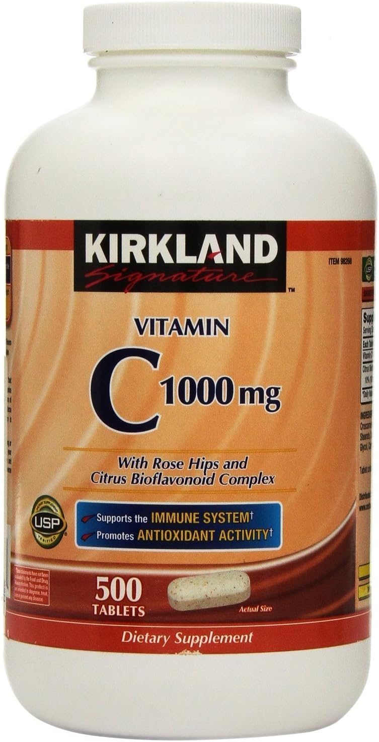 Signature Vitamin C 1000 mg., 500 Tablets (2 Pack)
