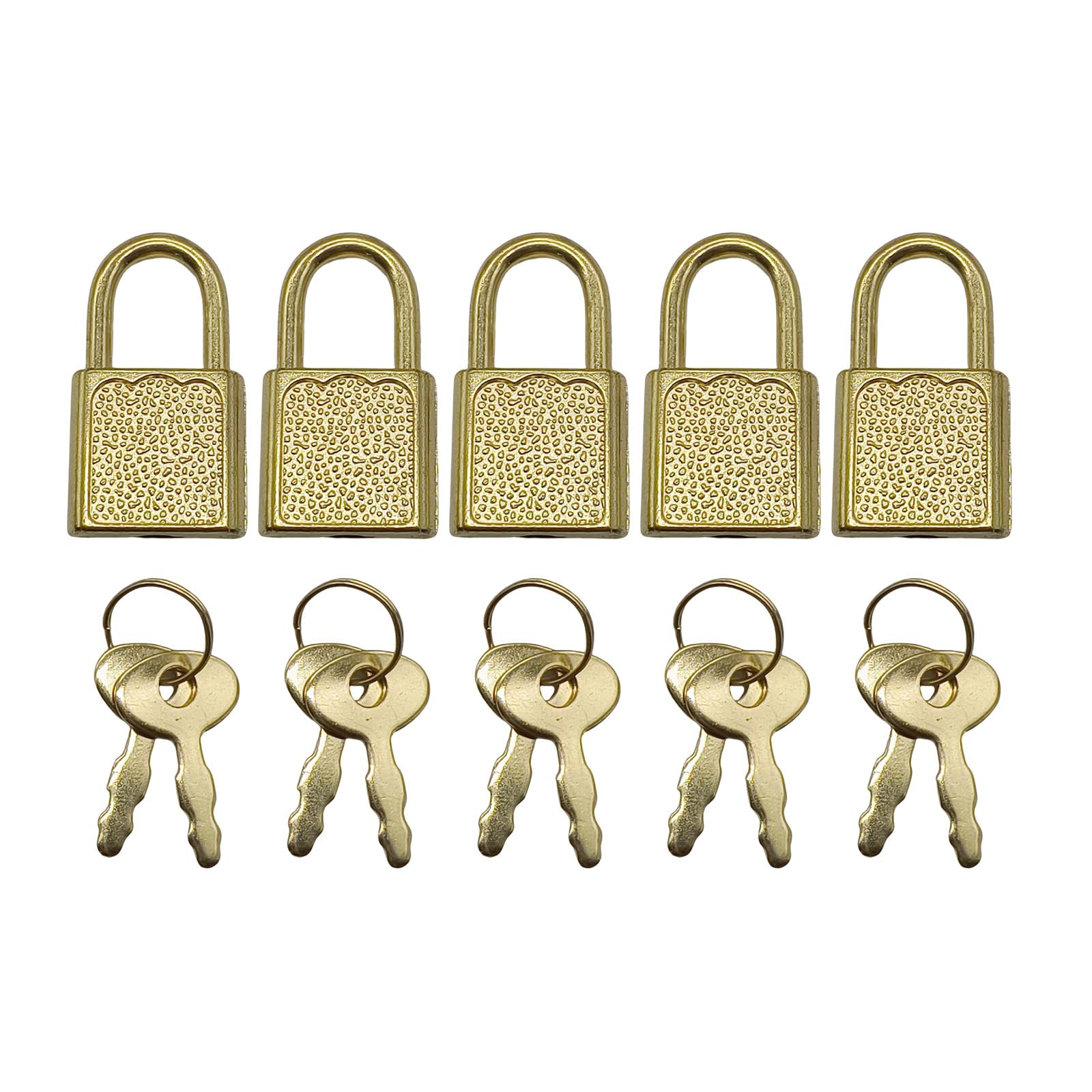 5Pcs Portable Suitcases Locker Securing Diaries Padlocks Zincs Alloy Locker Padlock with Easy to Use Notebook