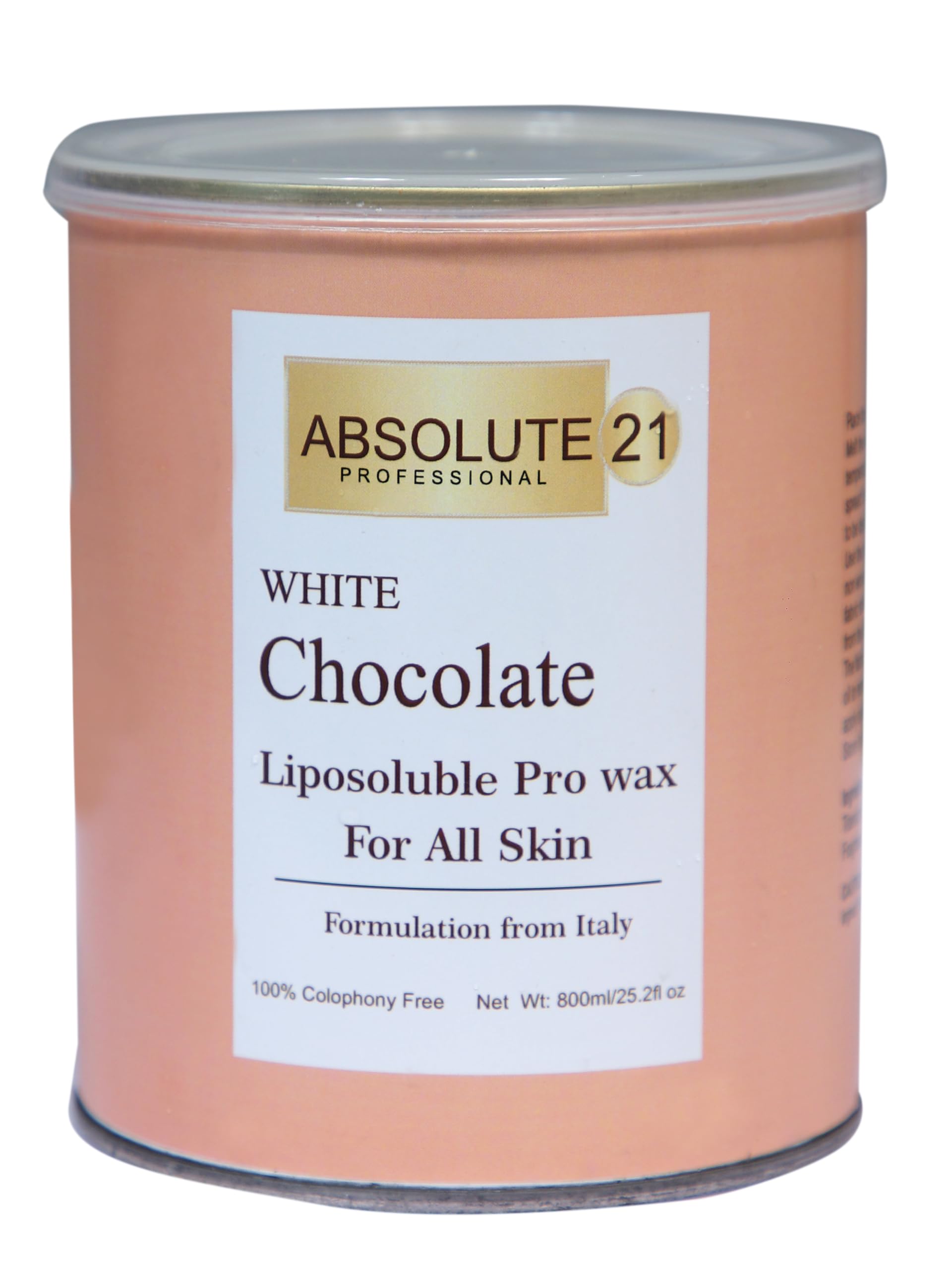 ABSOLUTE21 PROFESSIONAL WHITE CHOCOLATE LIPOSOLUBLE WAX 800ML JAR FOR HANDS & LEGS (REMOVES ALL UNWANTED HAIR EASILY) (B0CJ9LJY5Y) Amazon Price History, Amazon Price Tracker