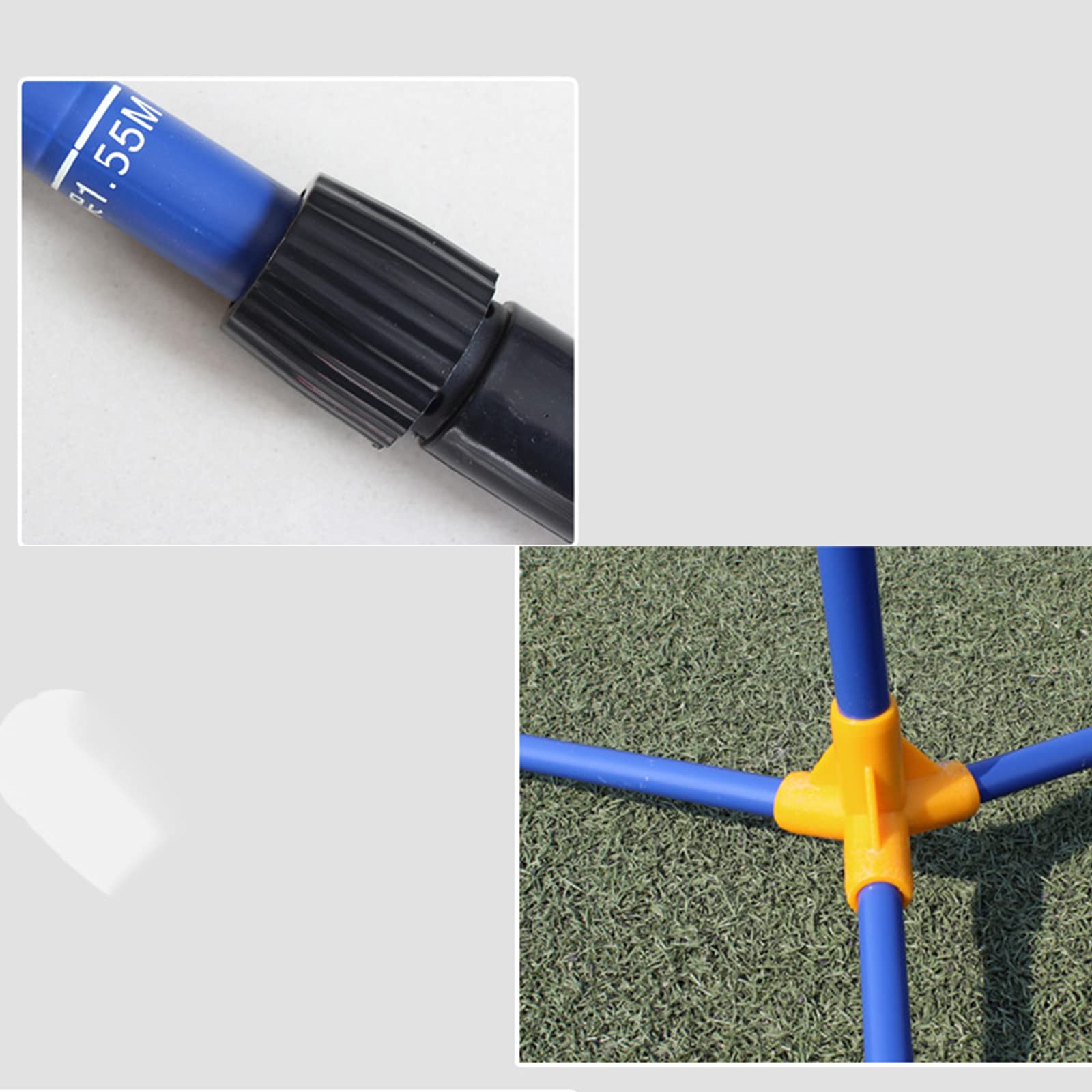Portatile Tennis Net Badminton Net Volleyball Net Easy Set Up Tennis Training Tool for Training Sport per Esterni Interni(Size:2m)