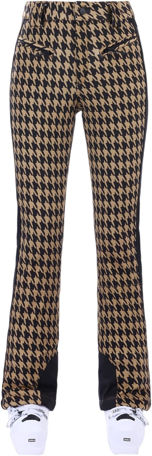 GSOU SNOW Ski Pants Women Snow Pants Slim Waterproof Insulated Windproof Winter Sports Warm With a Waistband