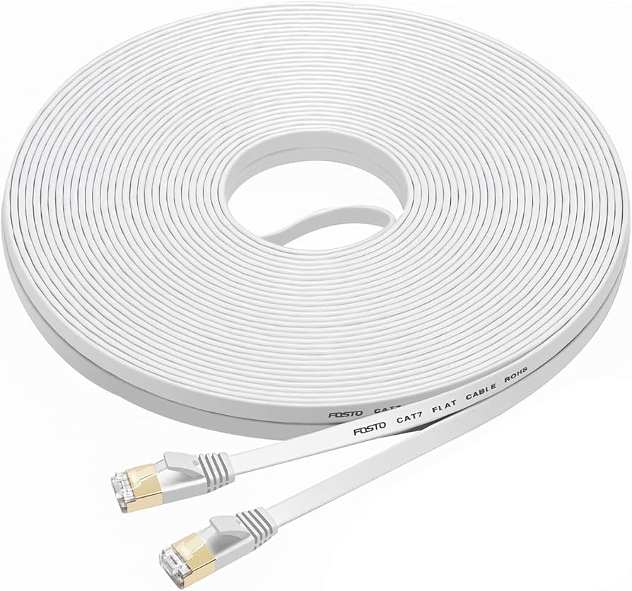Amazon.co.jp: Cat7 LANケーブル 40m, FOSTO イーサネットケーブル