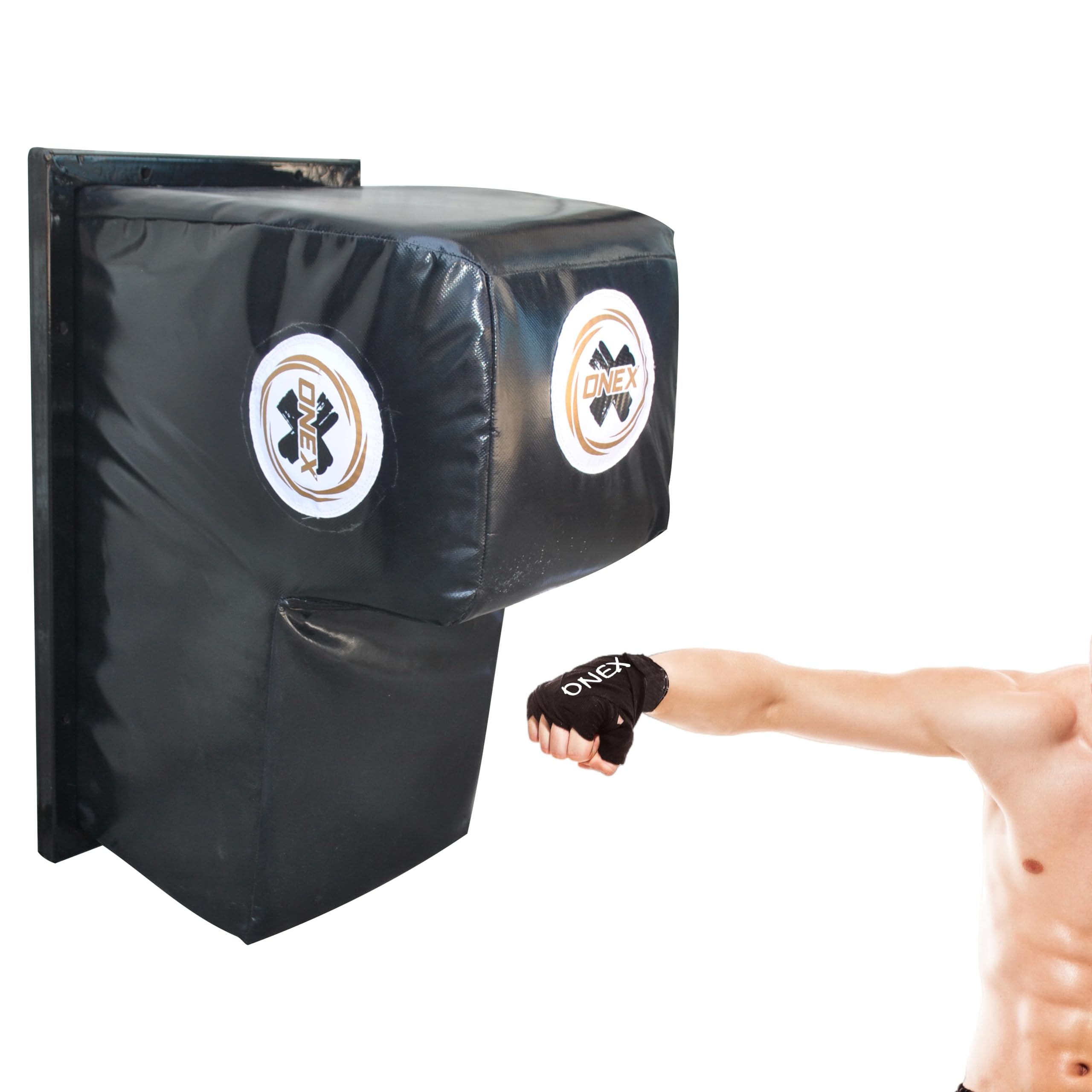 Leather Wall Mounted Striking Punch Bag punch pad Wall Punch bag Wall Construction Kickcboxing Dummy