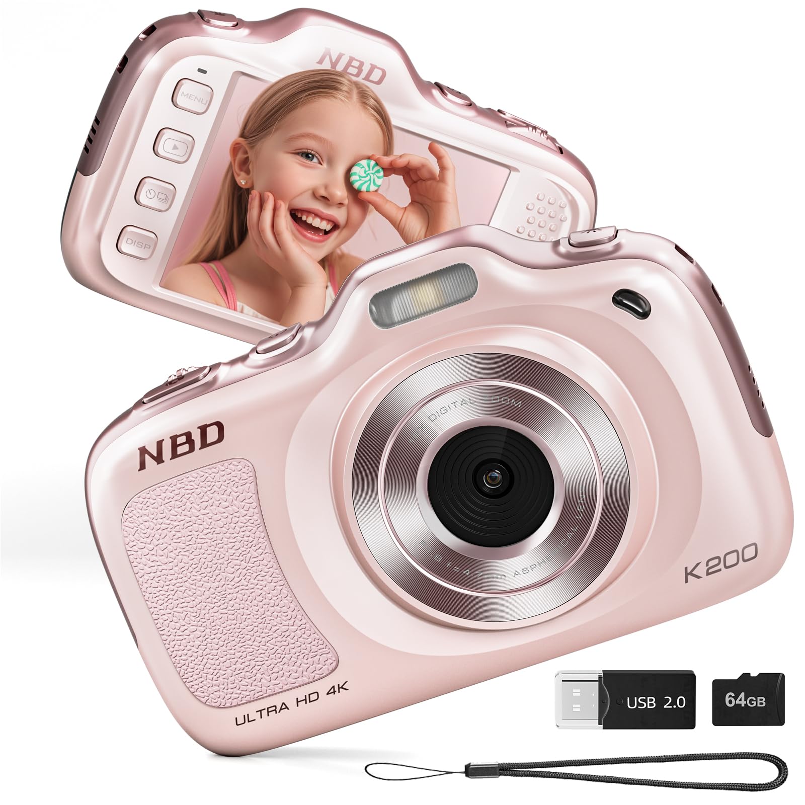 Amazon.com : NBD 64MP Digital Cameras for Photography,4K Point and