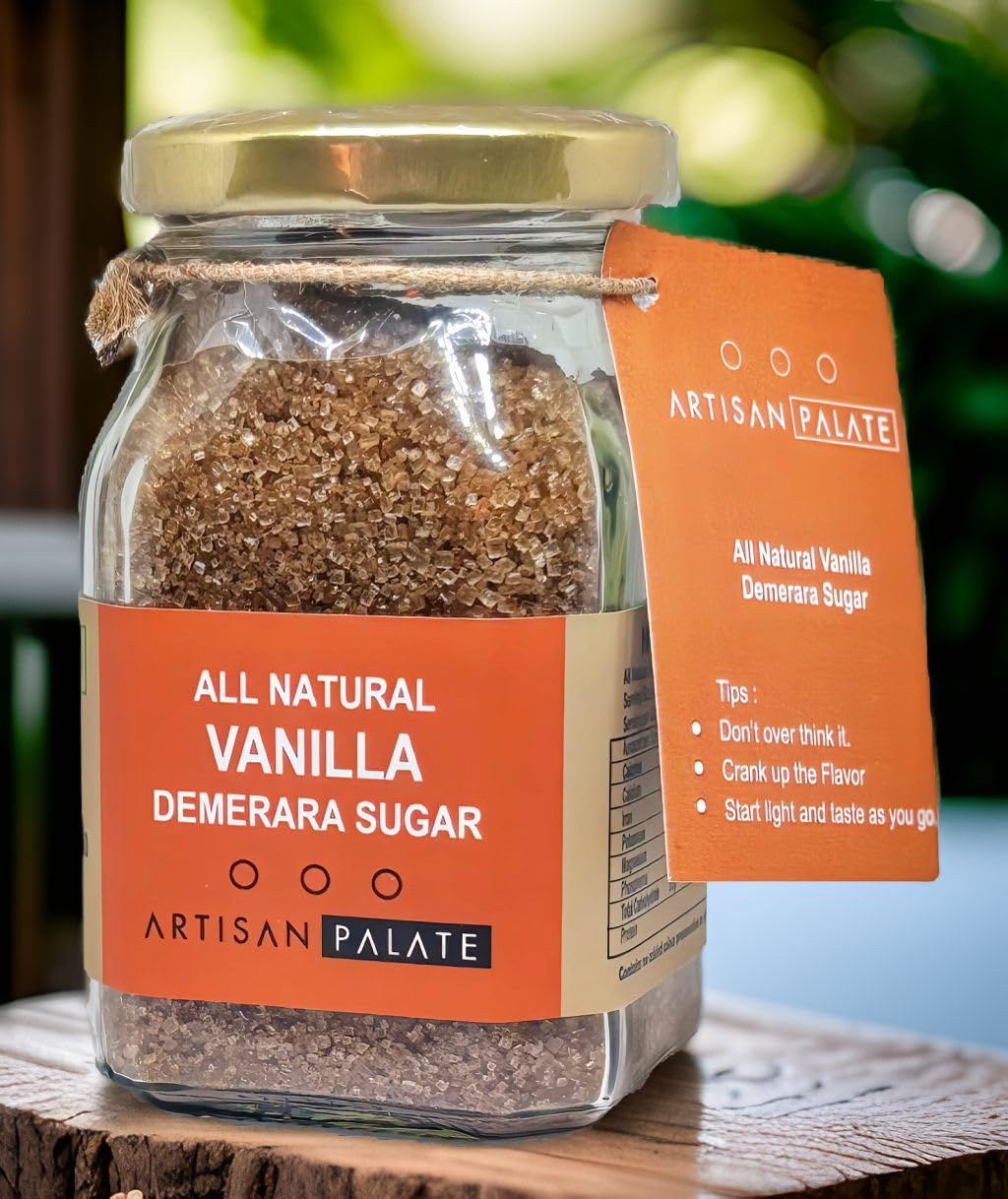 Artisan Palateall Natural Vanilla Demerara Sugar Pack Of 150 Grams By