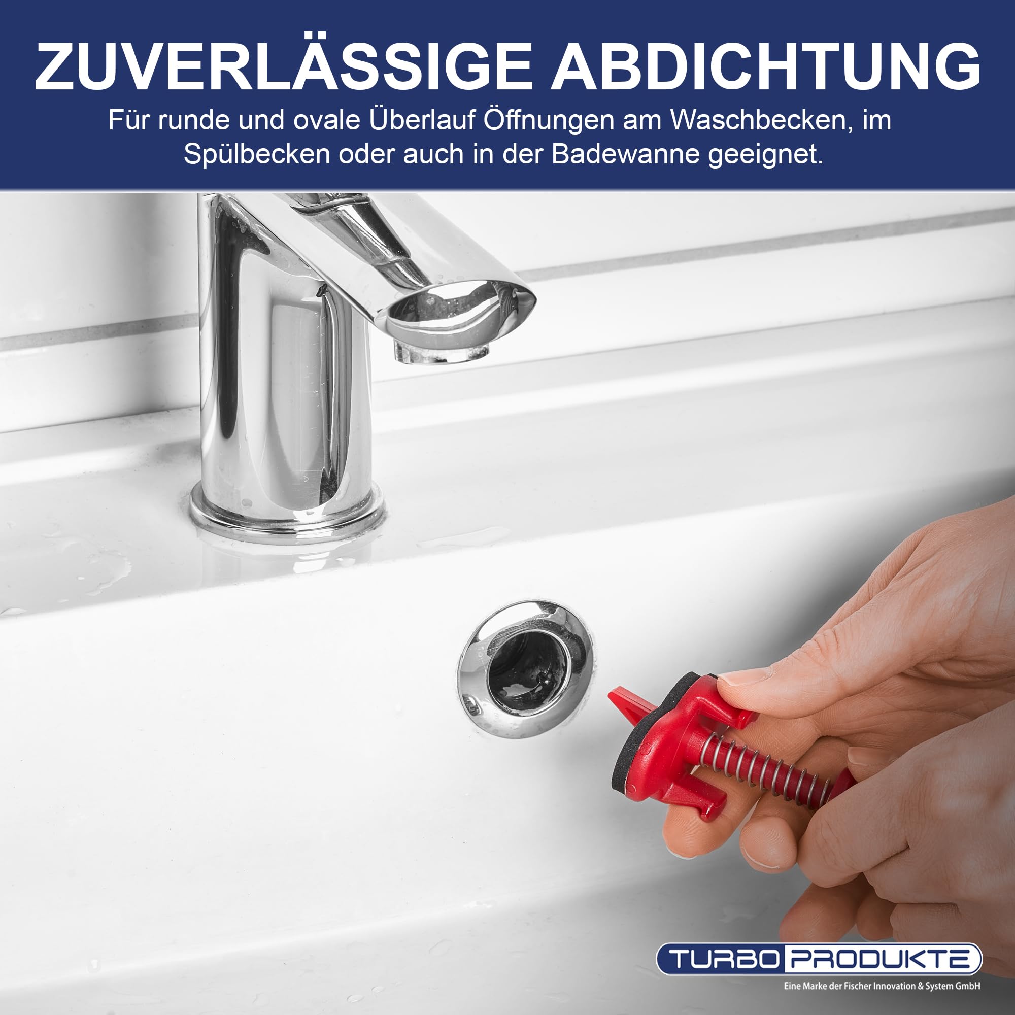 TURBO PRODUKTE Turbo Stampfer Limone inkl. Überlaufdichtung - Pömpel rohrfrei -Saugglocke für jeden Abfluss - max. Saugkraft - 5-faches Ansaugvolumen