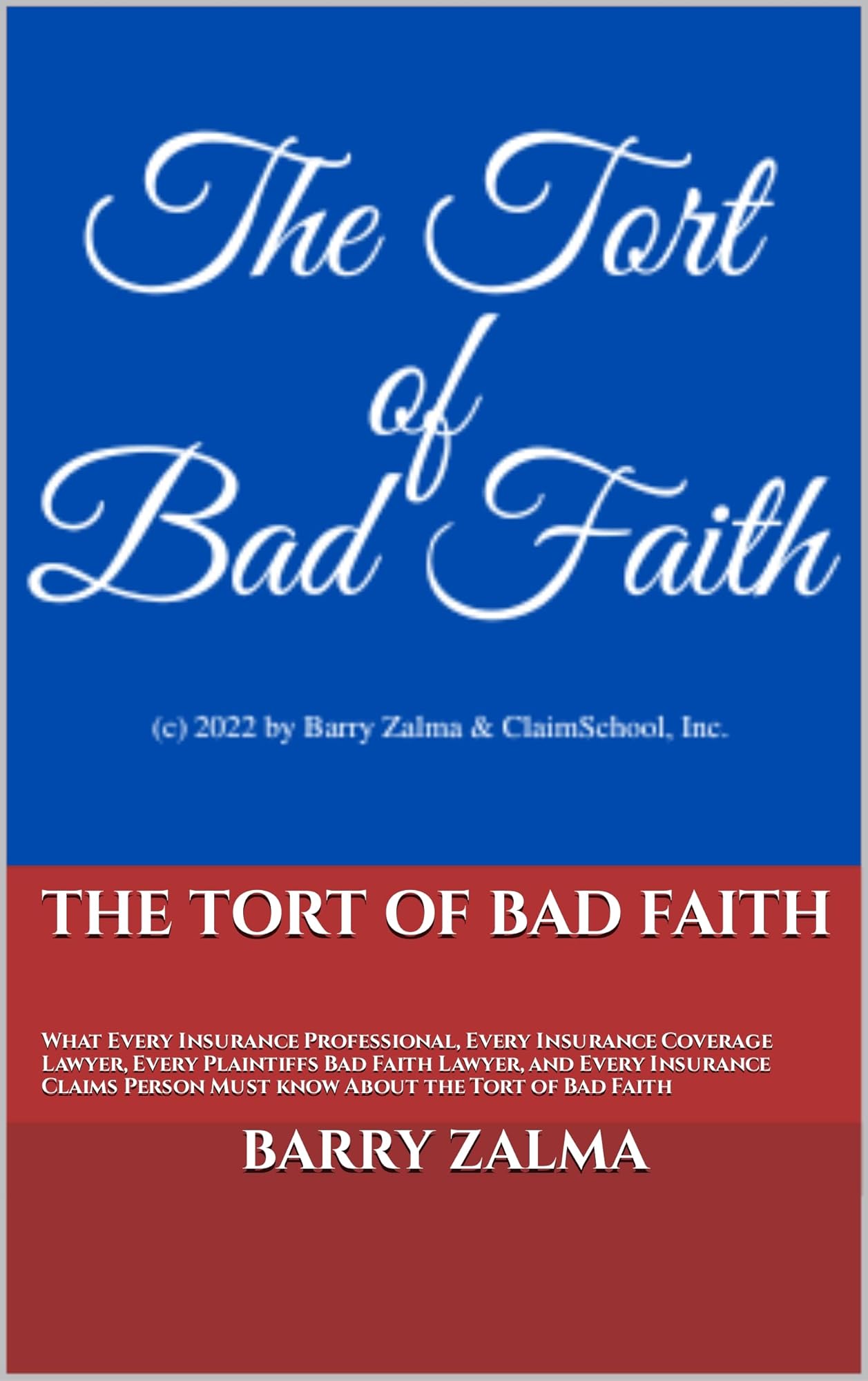 Cover of The Tort of Bad Faith