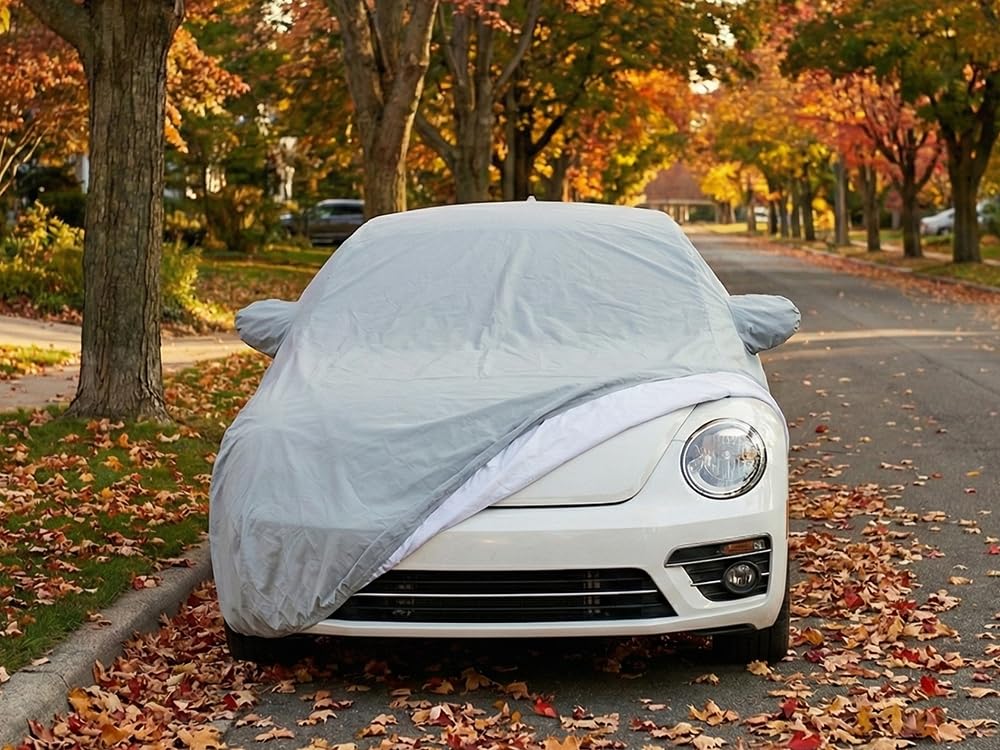 CarsCover Autoabdeckung für Volkswagen Beetle 2011–2018, 5-lagig, Ultrashield, wasserdicht, VW Beetle
