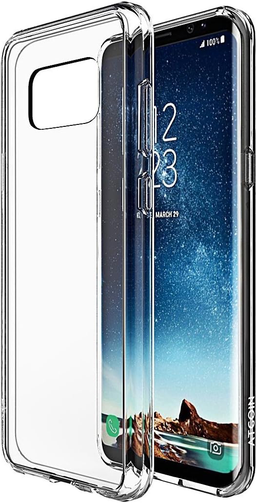 Galaxy S8 case, ATGOIN [Scratch Resistant] Crystal Clear Slim Fit Flexible TPU Gel Rubber Soft Silicone Protective Case for Samsung Galaxy S8 2017 Release (Clear)