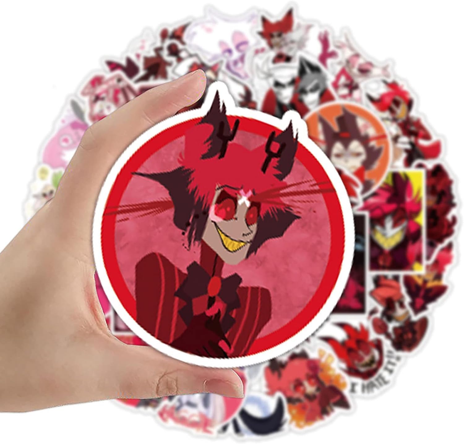 HAZBIN HOTEL キャラクターシール 2枚 Amazon.co.jp: ハズビン ホテル ステッカー セット 50枚入り