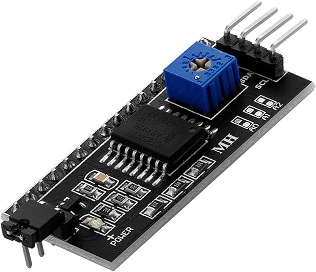 AZDelivery I2C Serial Adapter Module Interface Board for LCD Display 1602 and 2004 compatible with Arduino Including E-Book!